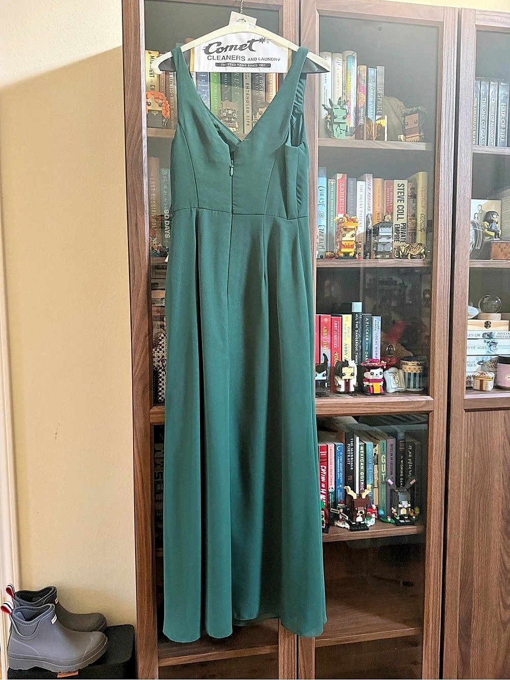 Size 0 Azazie Pine Bridesmaids Dress